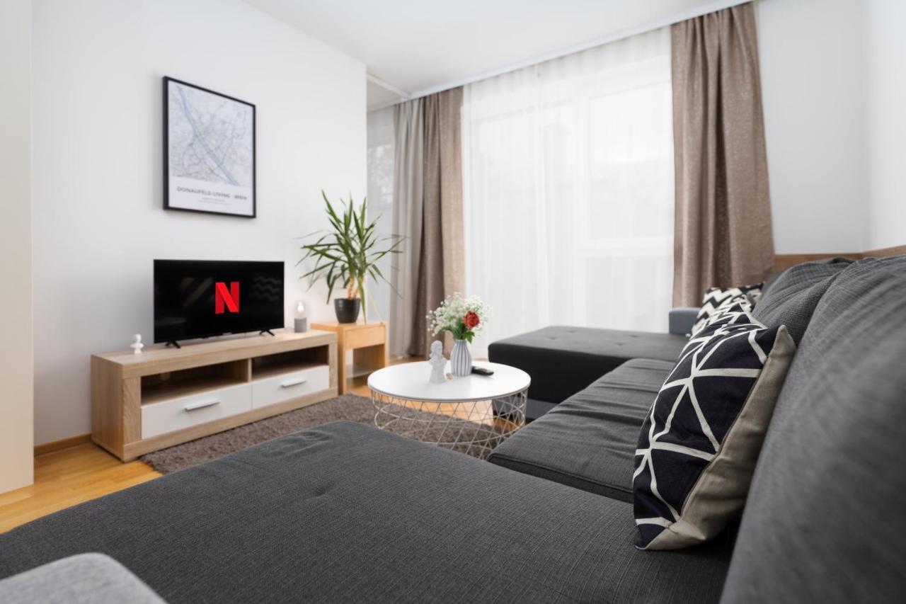 Donaufeld Living - Modernes Und Helles Apartment Vienna Luaran gambar